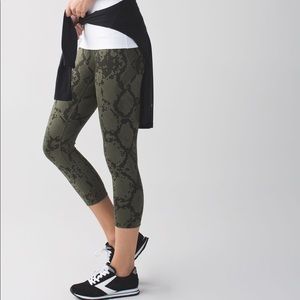 Lululemon Ziggy Snake Wunder Under III Leggings